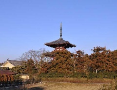 真作保証 刑部人４号法輪寺三重塔 画廊取扱作名鑑４００万奈良斑鳩の里最高傑作！昭和の大巨匠名品中名品 日展会員新世紀美術協会委員